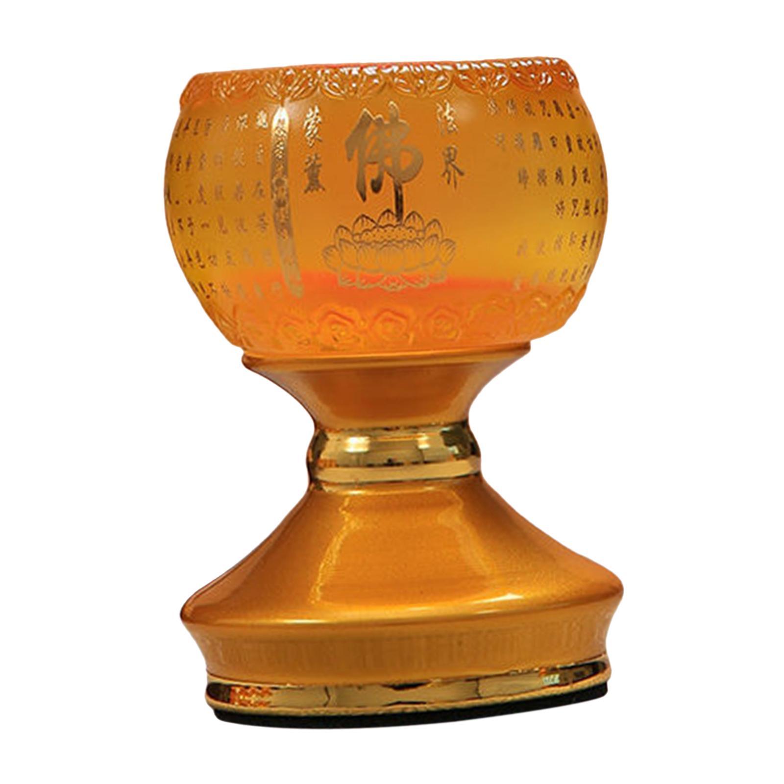 Ghee Lamp Holder Candle Holder Tibetan Buddhist for Desktop Home Living Room