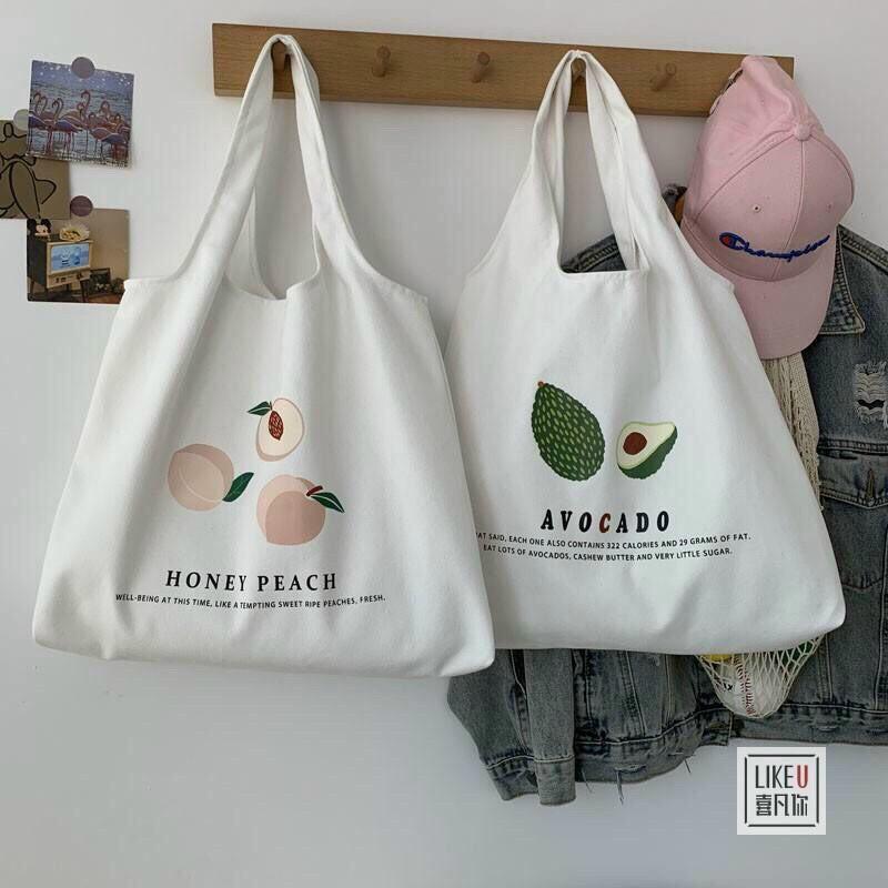 20 mẫu hot Túi tote vải bố đựng đồ canvas