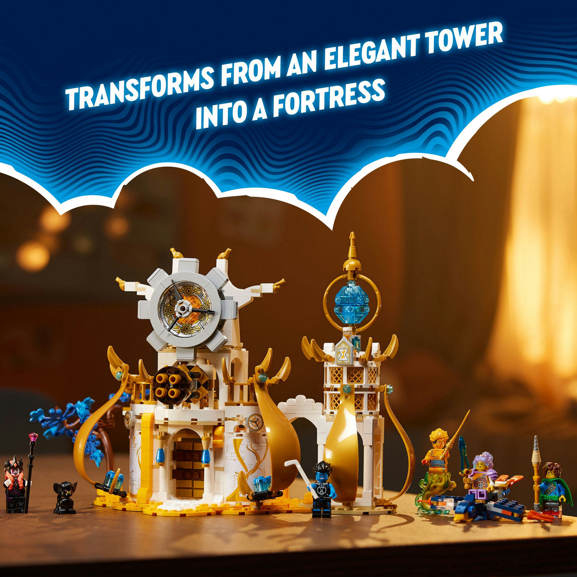 LEGO DREAMZZZ 71477 Đồ chơi lắp ráp Tòa tháp của Sandman (723 chi tiết)