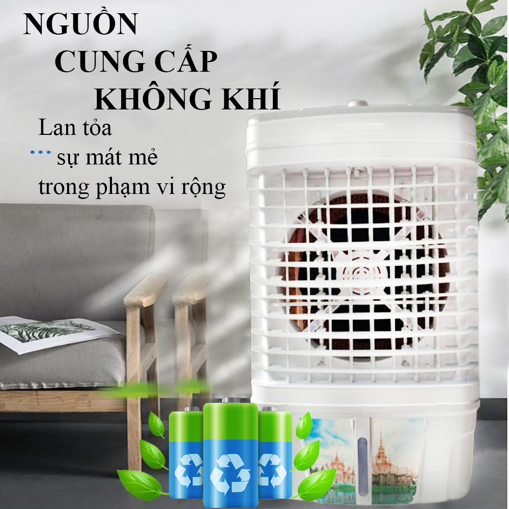 Máy Làm Mát Không Khí Bằng Hơi Nước  HA618 Dung Tích 45L, Quạt Điều Hòa Hơi Nước, May Lam Mat Hoi Nuoc,  An Toàn Cho Sức Khỏe, Tiết Kiệm Điện Và Chi Phí, Động Cơ Mạnh Mẽ Và Bền Bỉ