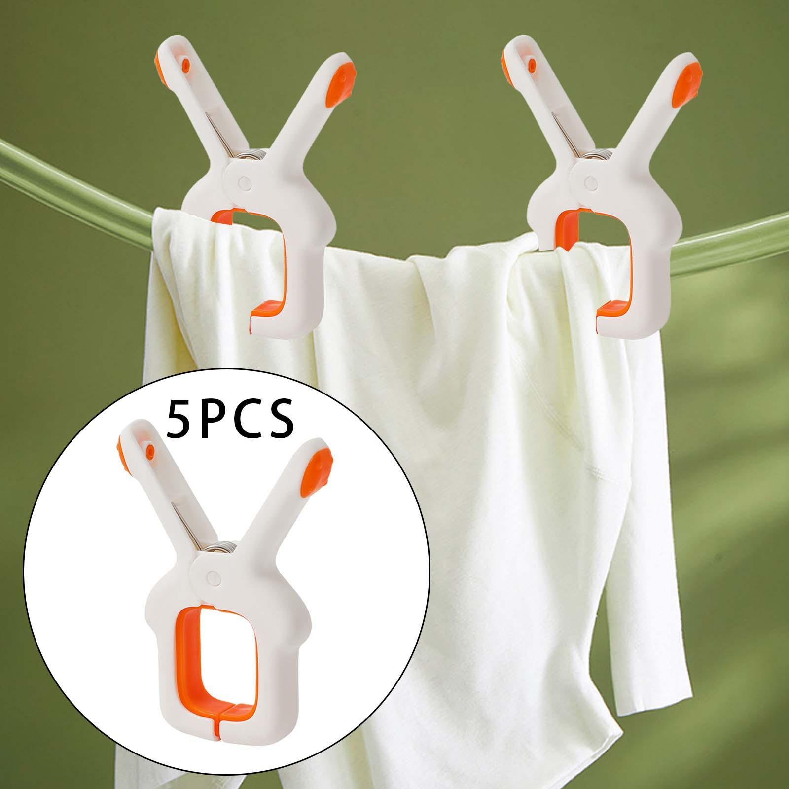 5 Pieces Quilt Clip, Clothes Drying Clip, Multipurpose, Large Clip Mouth, Laundry Clothespins, Towel Holder for Sheets Clothes Blanket Swimsuits