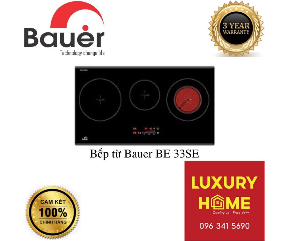 Bếp từ Bauer BE 33SE - Hàng Chính Hãng