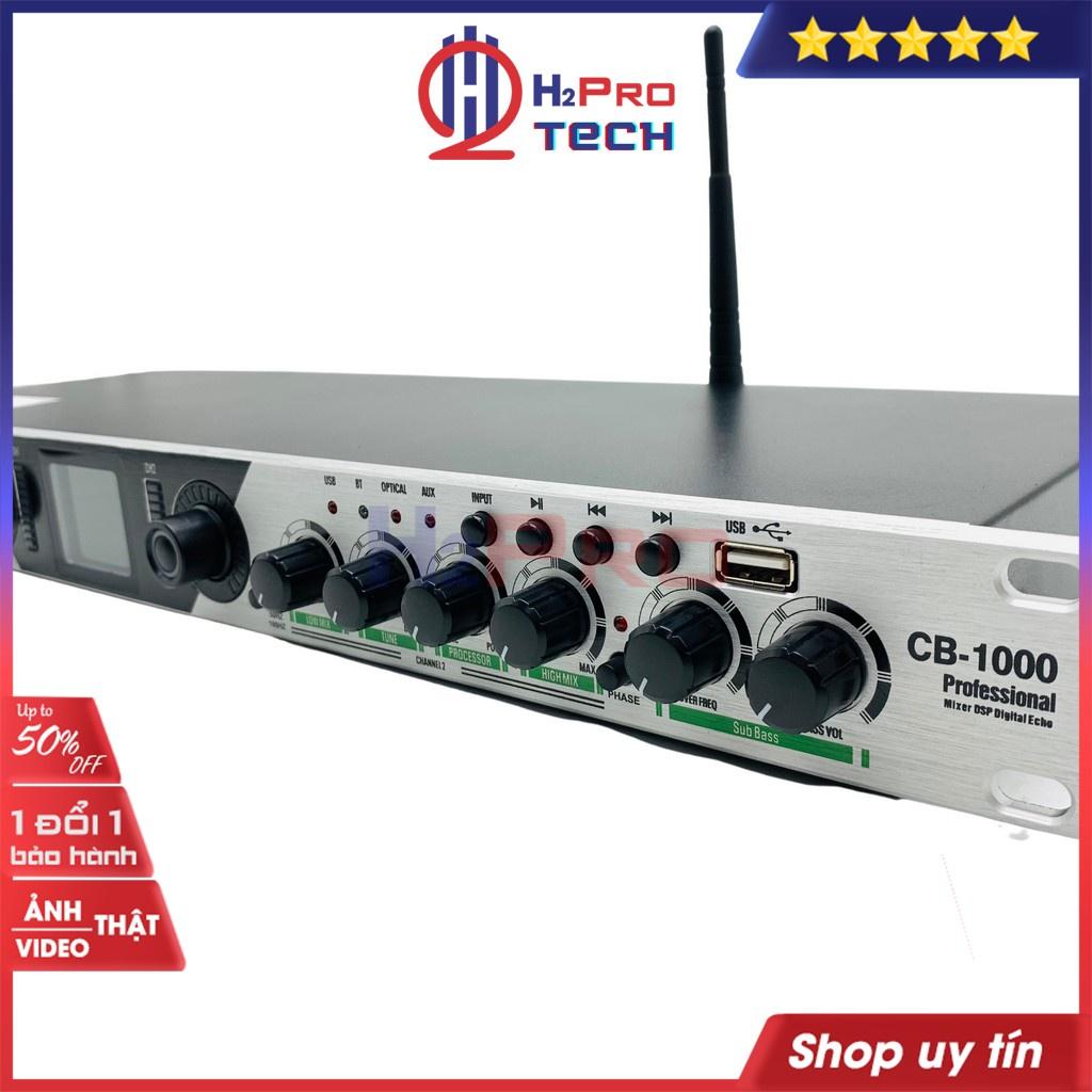 Nâng tiếng karaoke, Nâng tiếng TD Acoustic CB-1000 cao cấp, Bluetooth-Optical-USB-Chỉnh Âm Hay (tặng dây)- H2pro Tech-Hàng chính hãng