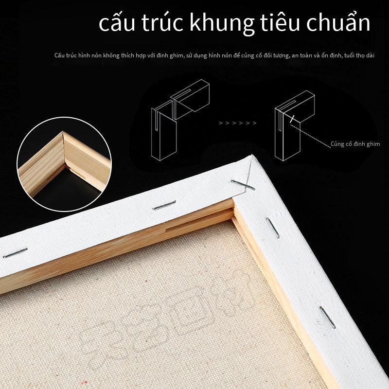 Phong cách mới nhất họa tiết khung tranh tranh sơn dầu sơn dầu tùy chỉnh vải tranh sơn dầu bảng lanh bông gỗ tròn bên trong sơn acrylic