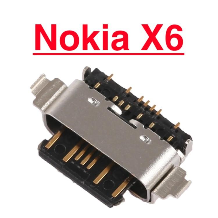 Chân Sạc Cho Nokia X6 / 6.1 Plus ( Chân Rời ) Charger Port USB Main Borad Mạch Sạc Linh Kiện Thay Thế