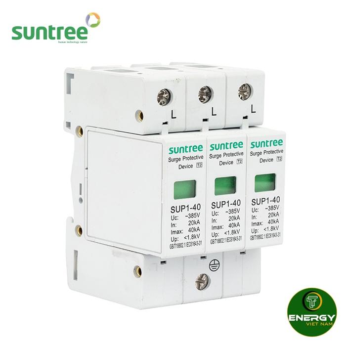 CHỐNG SÉT AC 3P 385V 10KA-20KA SUNTREE - MÃ SẢN PHẨM: SUP1-40/3 - Hàng Chính Hãng