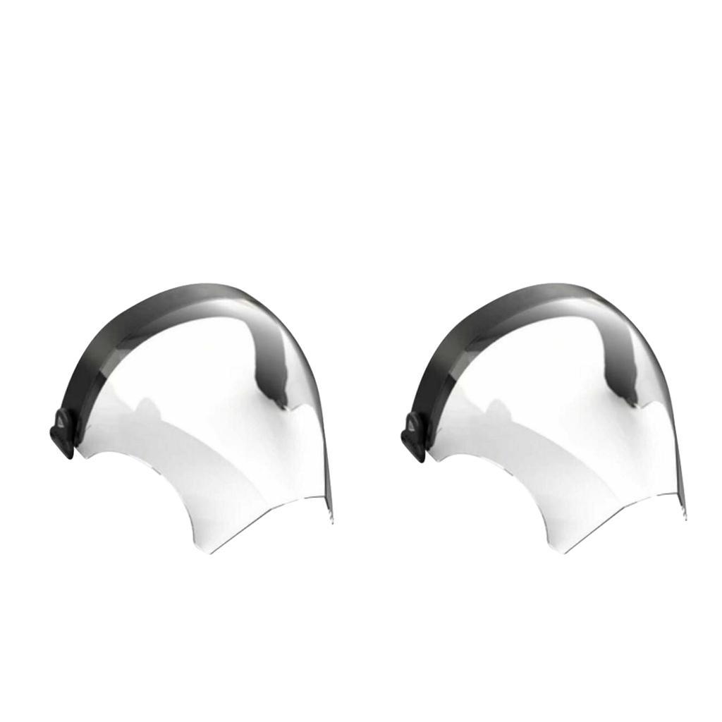 2pcs Adults Sport Visor Riding Guard Cover Dustproof