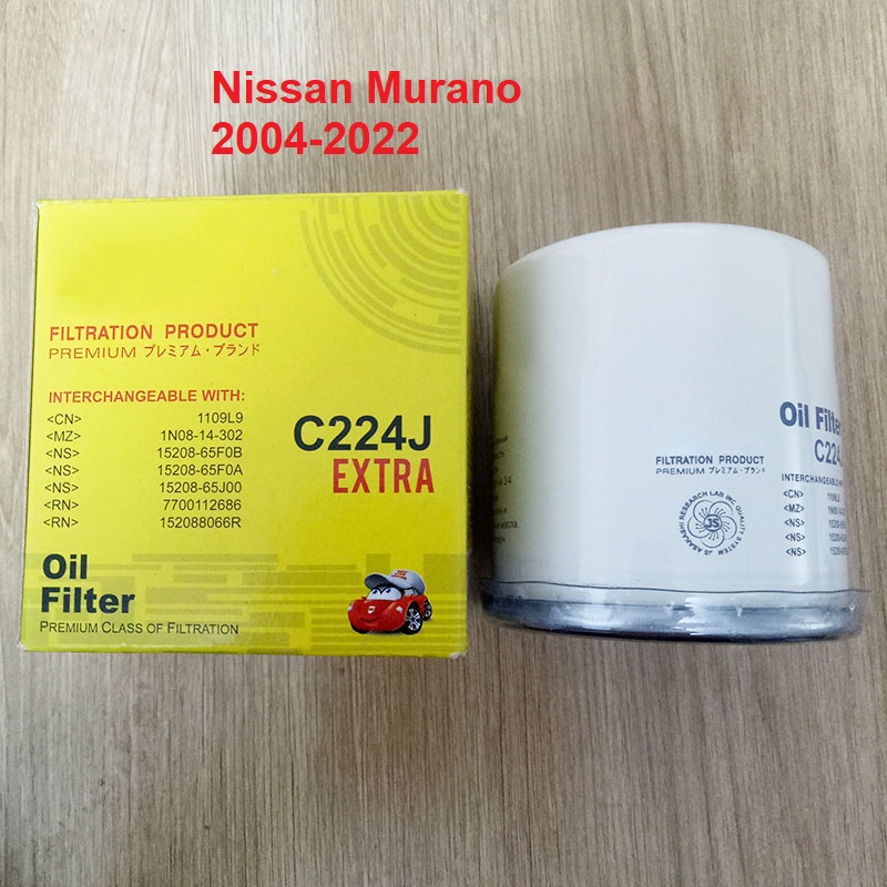 Lọc nhớt cho xe Nissan Murano 2004-2022 mã C224J