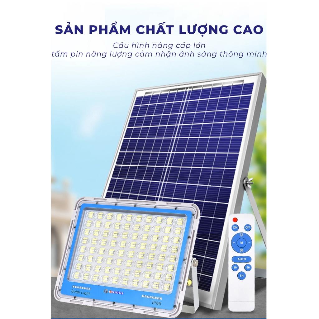 Đèn năng lượng mặt trời, loại đèn năng lượng mặt trời sân vườn thời gian sạc nhanh và sáng lâu kèm điều khiển từ xa