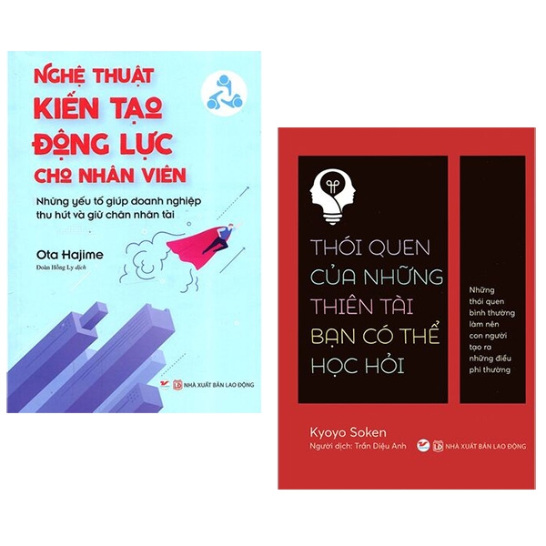 Bộ Sách Nghệ Thuật Kiến Tạo Động Lực Cho Nhân Viên + Thói Quan Của Những Thiên Tài Bạn Có Thể Học Hỏi