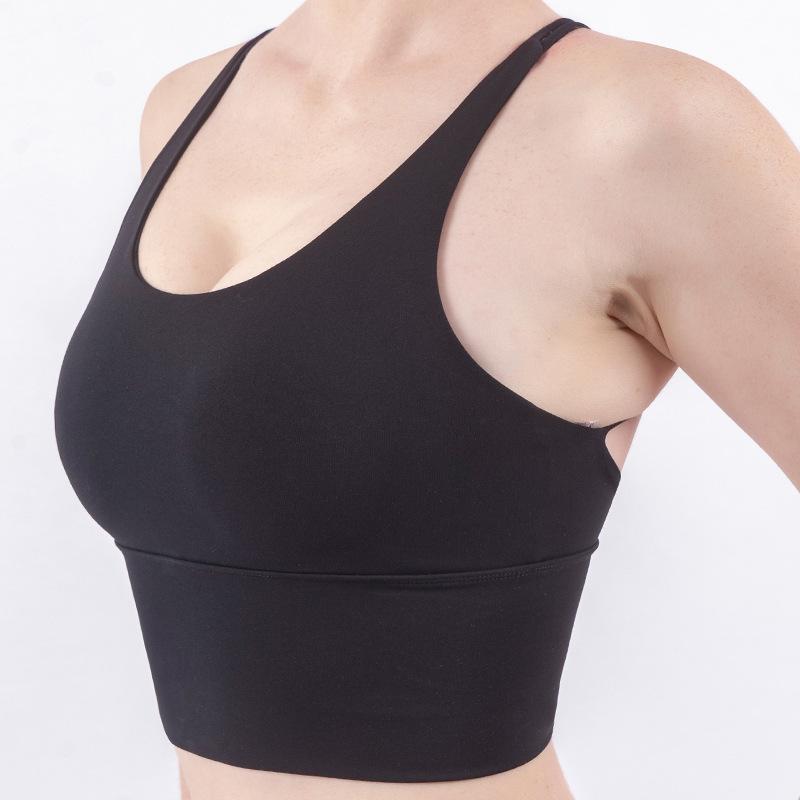 2021 Hàng Mới Về Phụ Nữ Yoga Áo Ngực Thể Thao Bé Gái Gợi Cảm Nude Đẹp Lưng Thể Hình Áo Ngực Mà Không Vòng Thép Tập Hợp Tập Yoga Quần Lót áo Vest