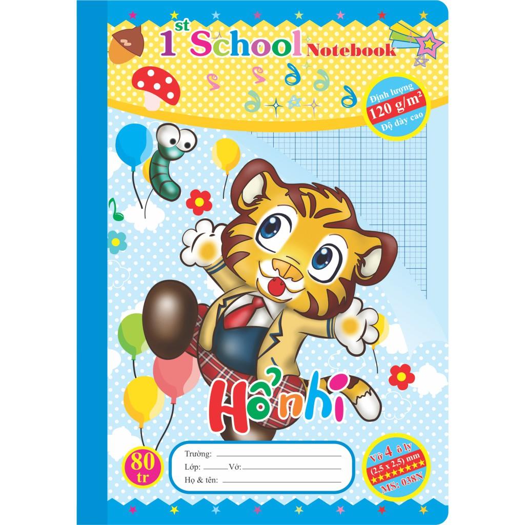 Vở 4oly 80tr 120/92-95 1st School Hổ Nhi