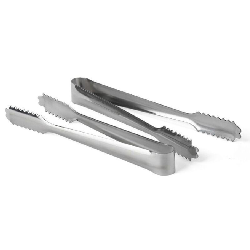 Kẹp gắp đá, thức ăn inox 22cm