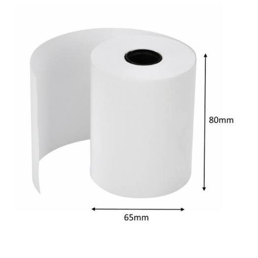 Giấy in bill K80x65 - Thùng 50 cuộn - Hàng chính hãng