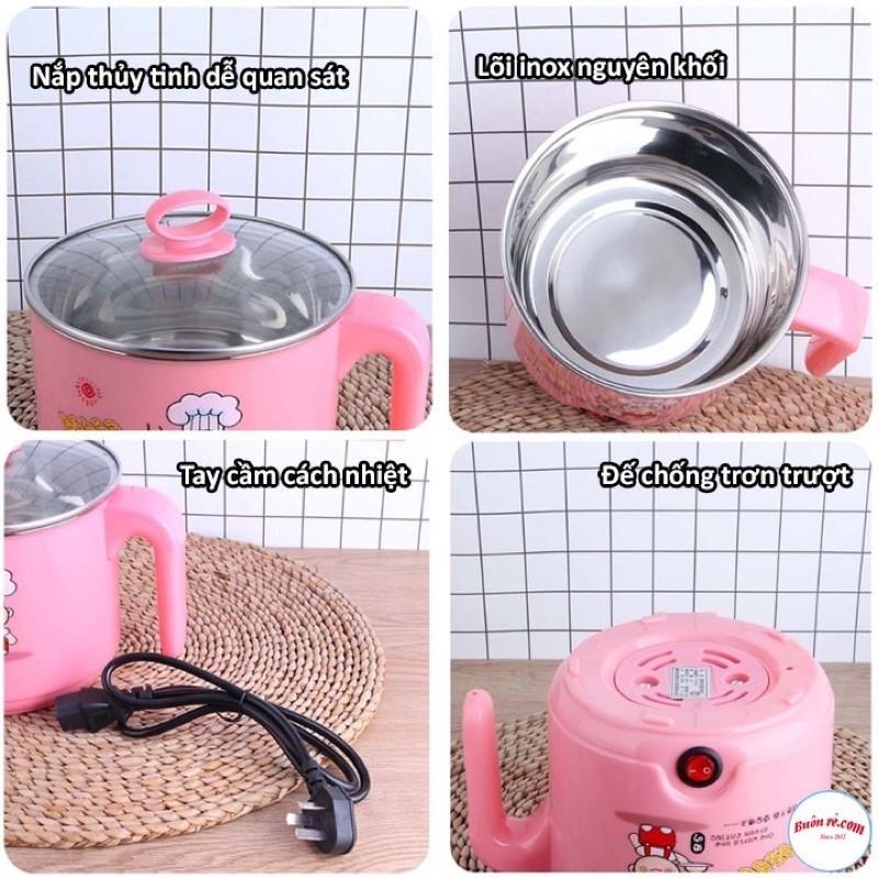 Ca Nấu Mỳ / Lẩu Mini Cắm Điện Modosa 18Cm - Hàng Chính Hãng