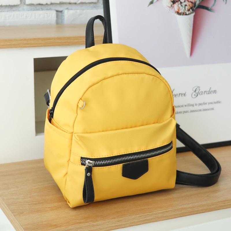 Balo học sinh, sinh viên thời trang unisex với chất dù cao cấp nhẹ bền - BOM