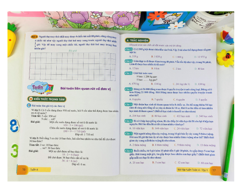 Sách - Bài Tập Tuần Toán 4 - Cánh Diều