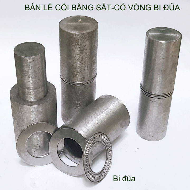 01 Bản lề cối bằng sắt có vòng bi đũa chịu lực, đường kính 30-35-40mm tùy chọn