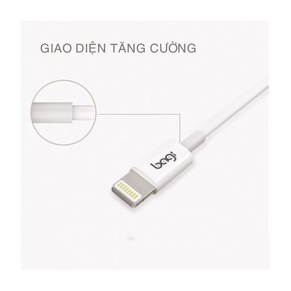 Cáp sạc nhanh Linghting Iphone/Ipad BAGI CB-MFin Basic - HÀNG CHÍNH HÃNG