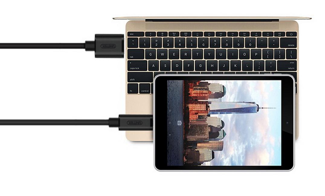 CÁP USB 2.0 -&gt; TYPE-C 1.5M UNITEK (Y-C 483BK) - HÀNG CHÍNH HÃNG