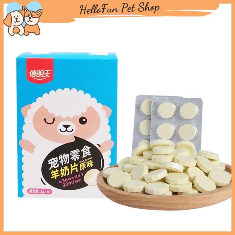 Viên sữa dê cung cấp canxi cho chó mèo