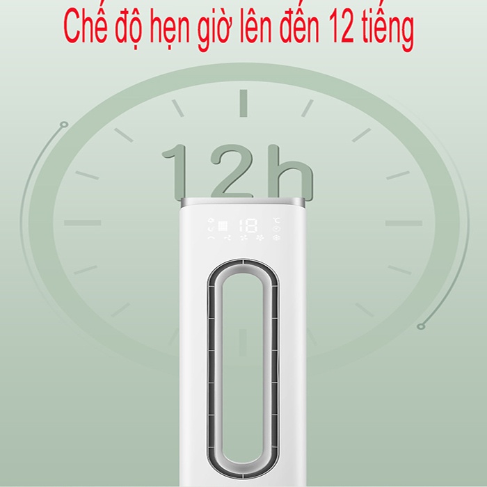 Quạt hơi nước phun sương có điều khiển, quạt tháp không cánh, quạt cây đứng cao cấp