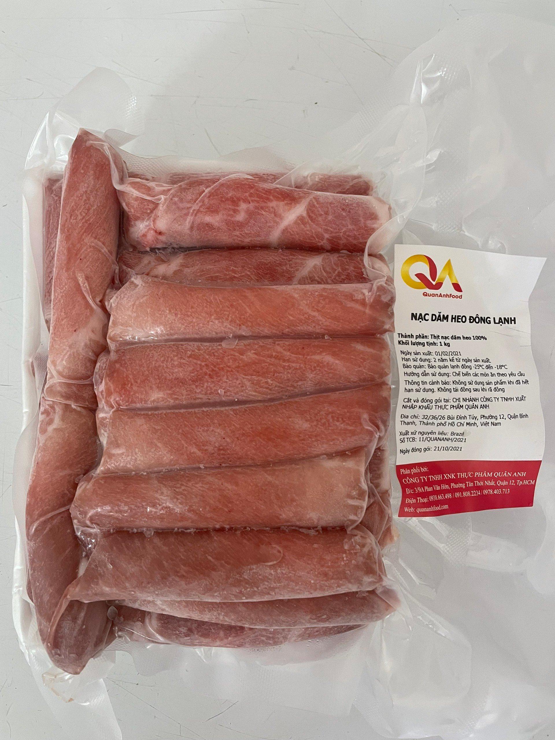 - NẠC DĂM HEO BÀO MỎNG - - 1KG