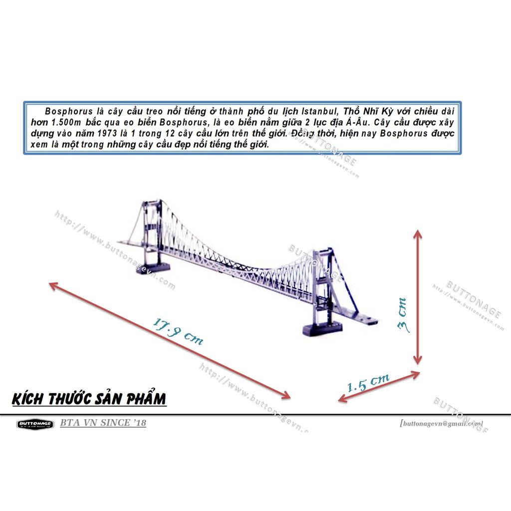 Mô Hình Lắp Ráp 3d Cầu Bosphorus - Thổ Nhĩ Kỳ