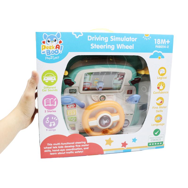 Đồ Chơi Điều Khiển Đa Năng Driving Simulator Steering Wheel - Peek A Boo PAB014-2