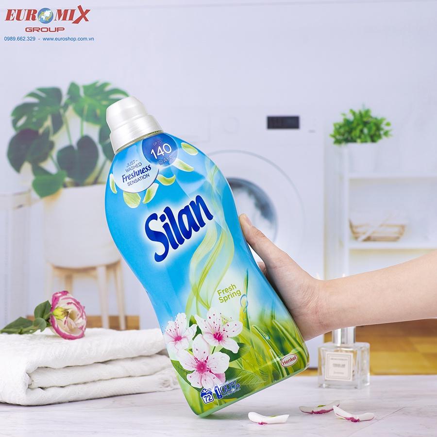 Nước Xả Thơm Quần Áo Silan 1.8L Fresh Spring