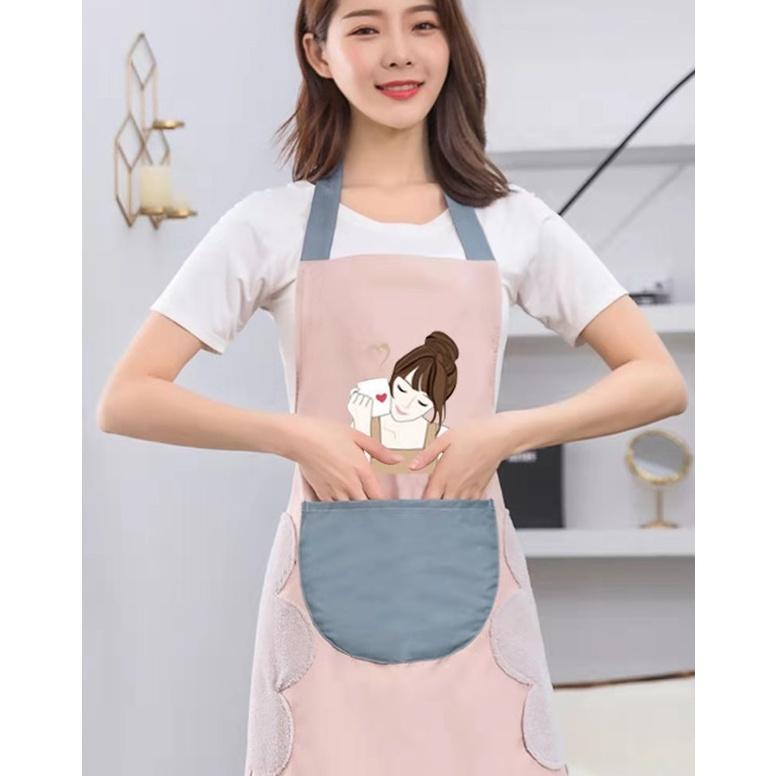 Bộ 2 tạp dề Chống Nước Tươi Mới và Trang Nhã