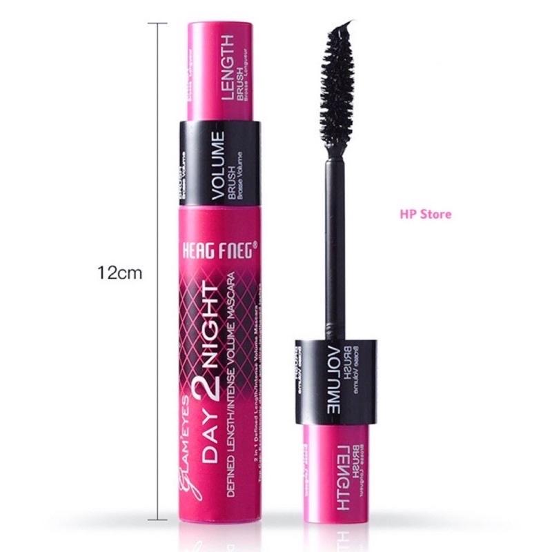 Mascara Heag Fneg Hồng Thẫm Uốn Dài Mi 2 Trong 1 Cao Cấp