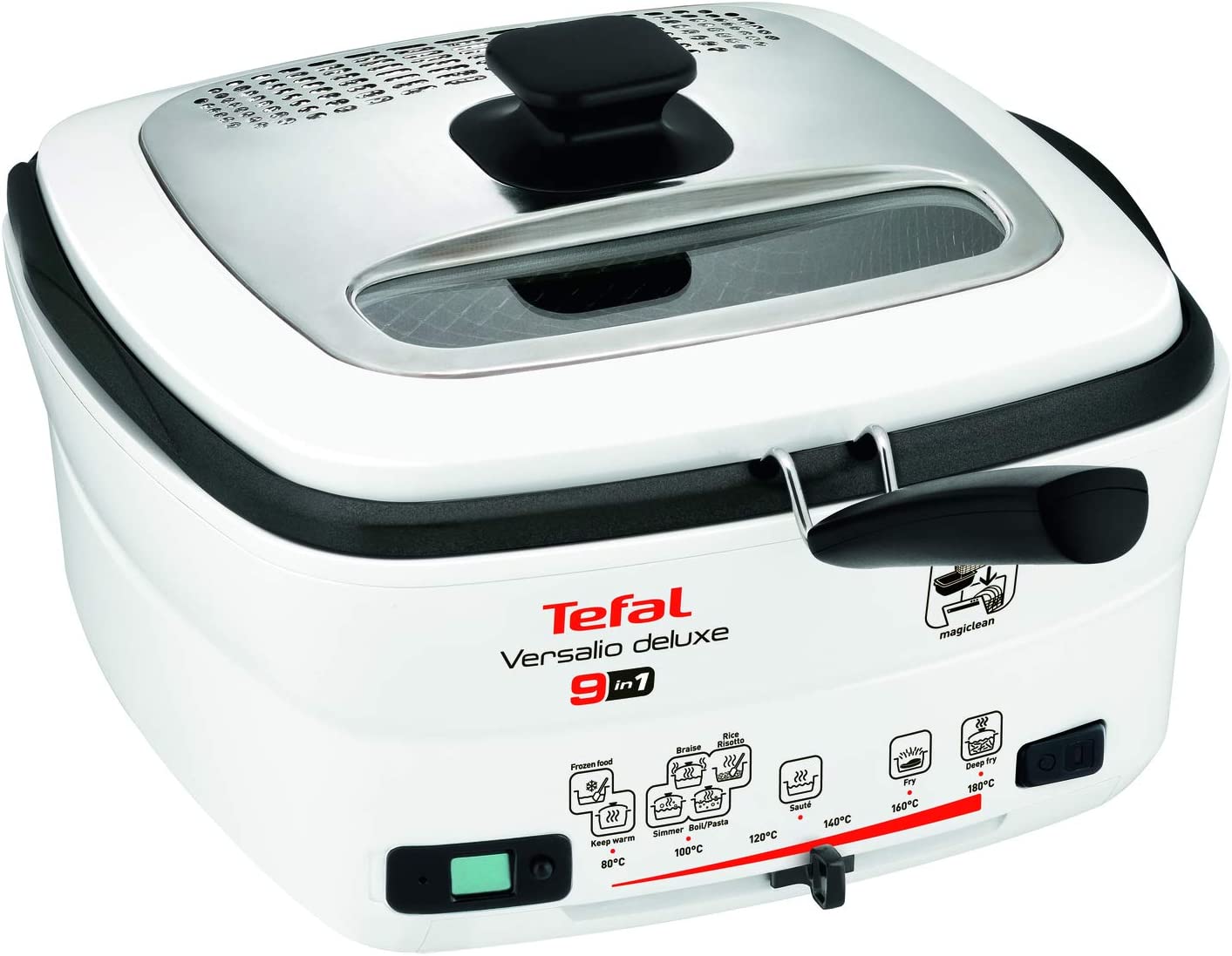 Nồi Lẩu Điện Đa Năng TEFAL FR4950 - Nhập Khẩu Đức Chiên, Xào, Rán Dung Tích 2 ít, Công Suất 1600 W - Hàng Nhập Khẩu