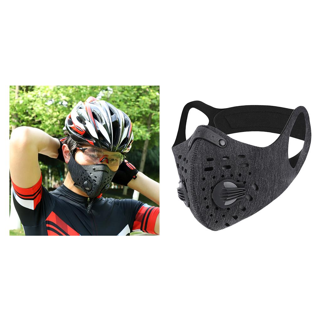 Motorcycle Cycling Half Face Mask with Filter Activated Carbon Mask