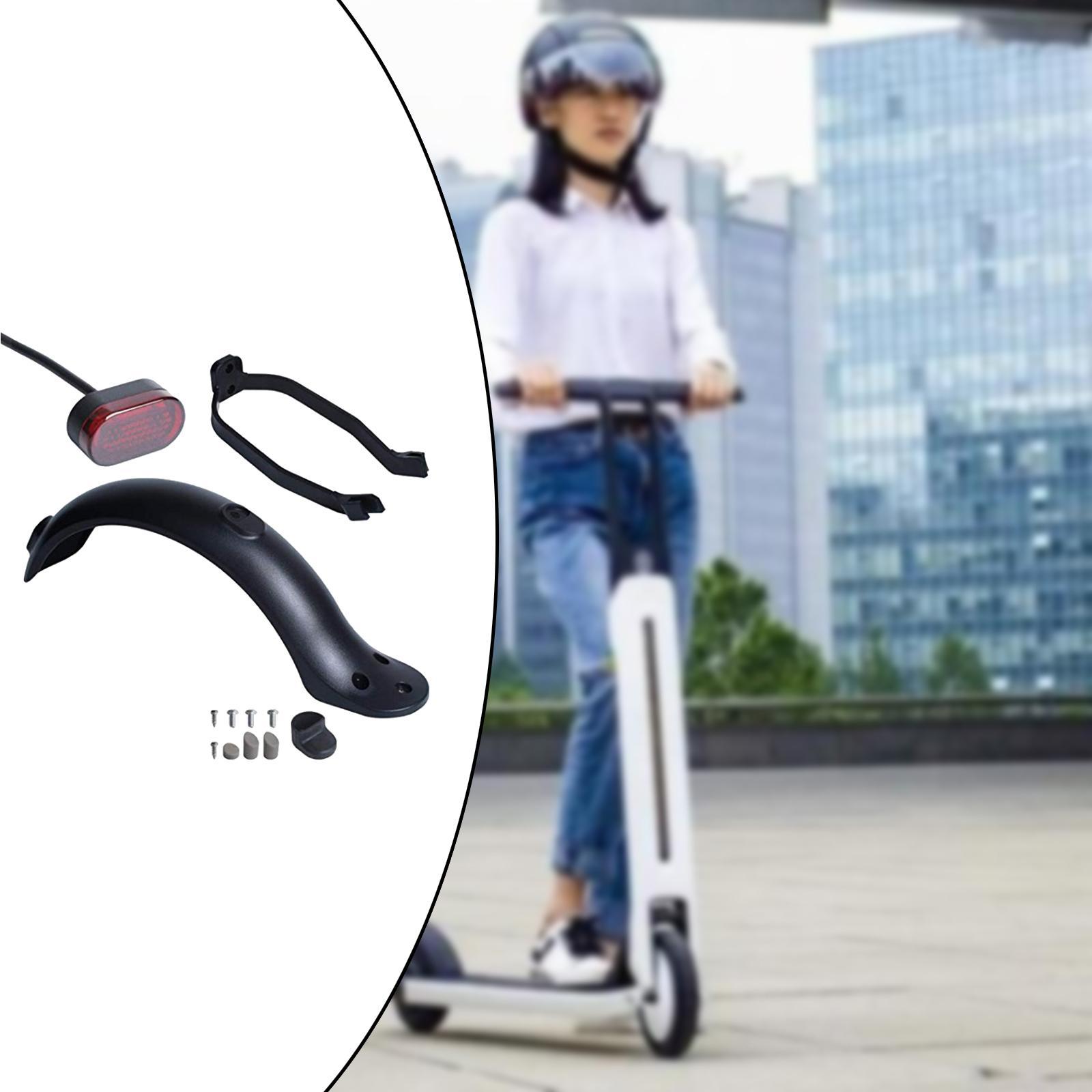 Rear Replacement Set Mudguard Bracket Hook for Electric Scooter Black