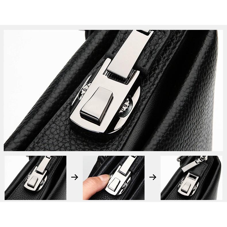 Ví Cầm Tay Nam Chuột túi Hàng Đẹp Da Thật khoá số an toàn kiểu Clutch Nam Cầm Tay Hàng Đẹp Phong Cách Châu Âu k1991 tặng móc khóa A1