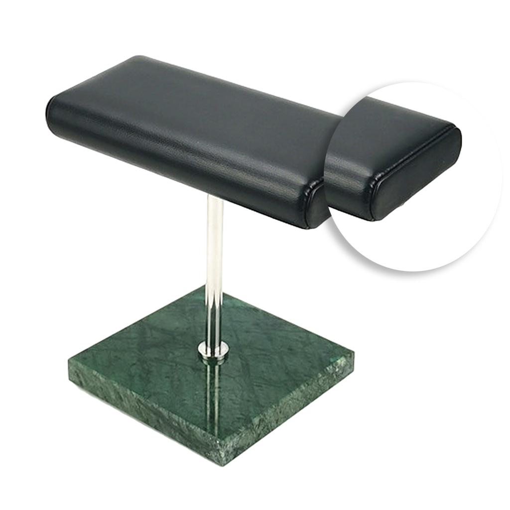 Premium Stable Marble & PU Leather Watch Holder Display Stand for Showcase Exposition
