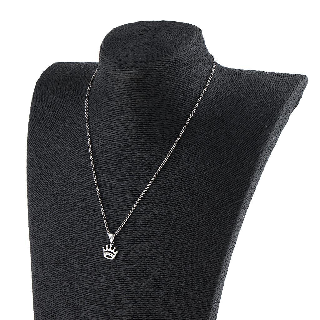 Fashion Women   Crown Tiara Pendant Necklaces Gifts