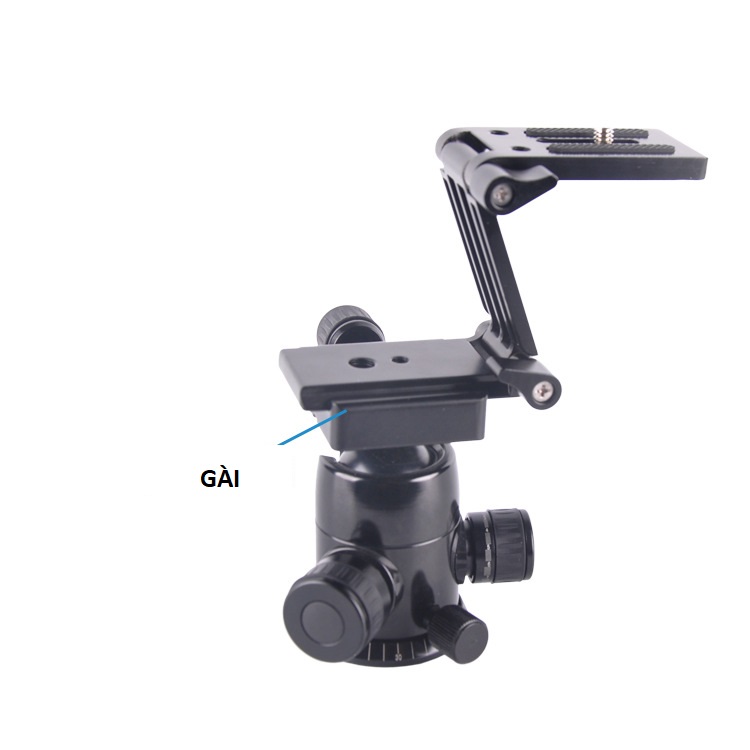 Giá chữ Z cho máy ảnh Lồng khung Bộ ổn định Gimbal Tương thích với máy ảnh DSLR, ren 1/4 Monopod Slider Slider