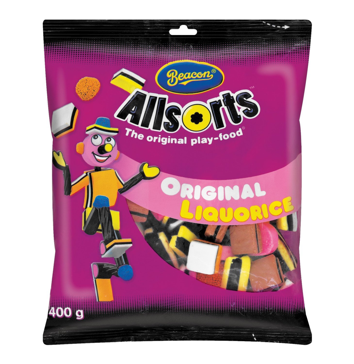 Kẹo dẻo Beacon Liquorice Allsorts Original (400g)