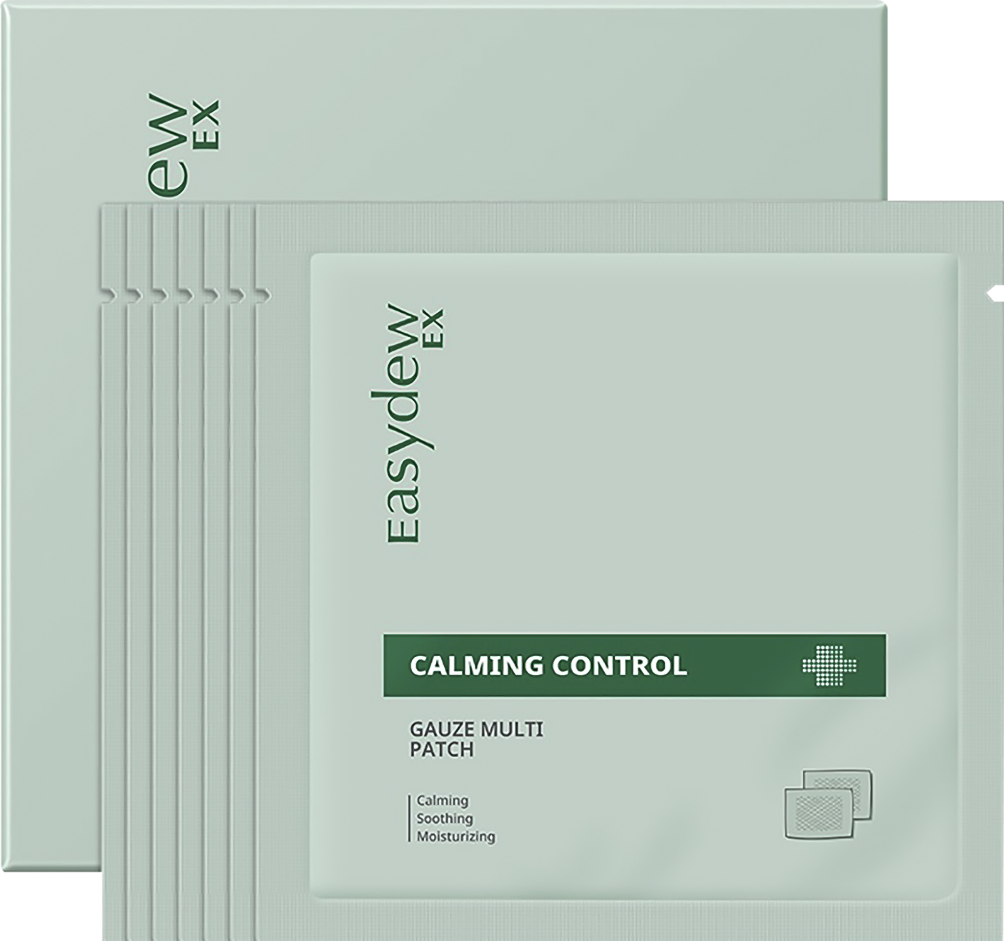 Miếng Dán Cấp Ẩm Làm Dịu Cho Làn Da Nhạy Cảm Da Khô Easydew Ex Calming Control Gauze Multi Patch