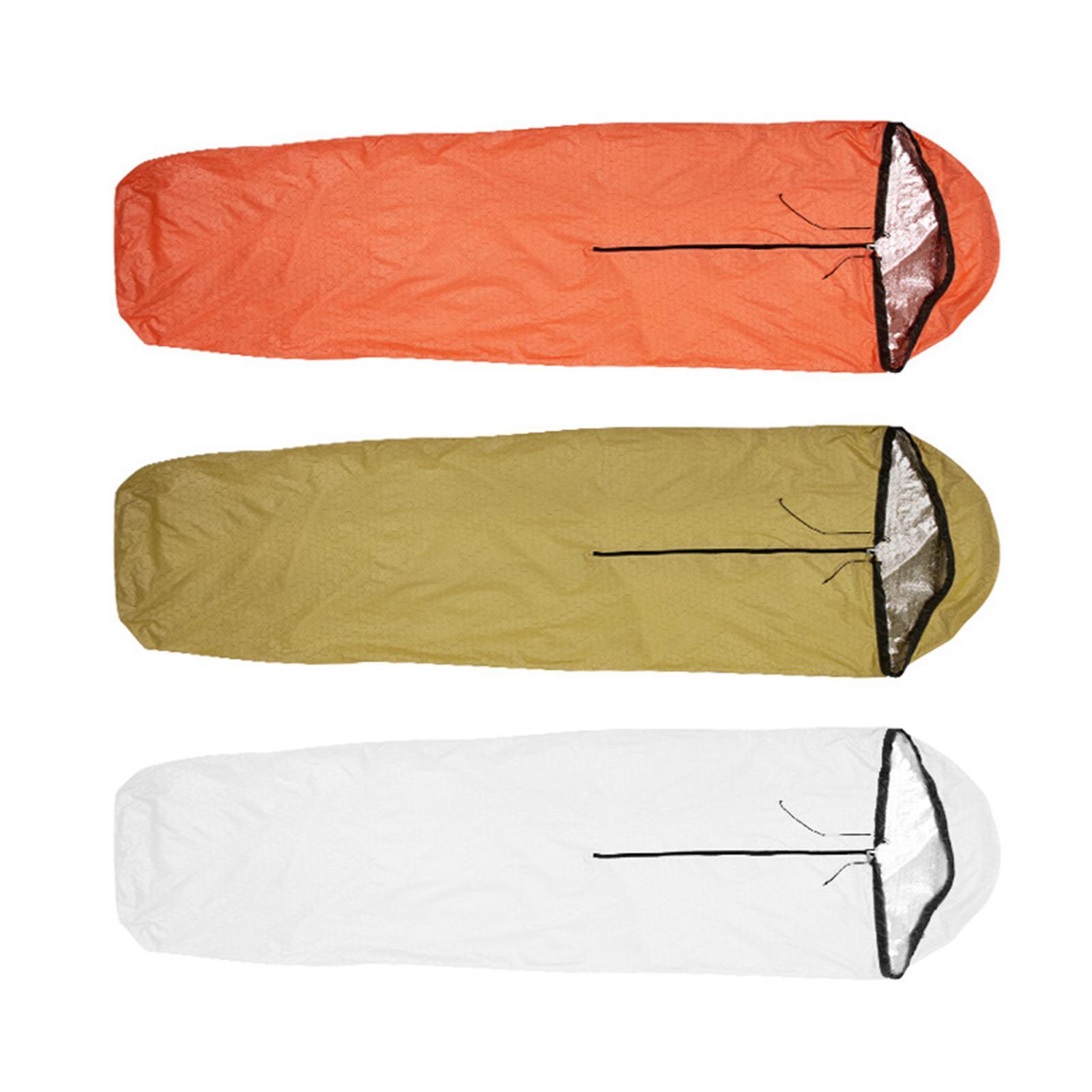 Emergency Sleeping Bag, Breathable Nylon Cloth Bag for Outdoor Camping