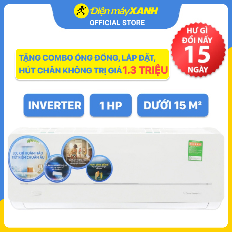 Máy lạnh 2 chiều Beko Inverter 1.0 HP RSVH09VS - Hàng chính hãng - Giao hàng toàn quốc