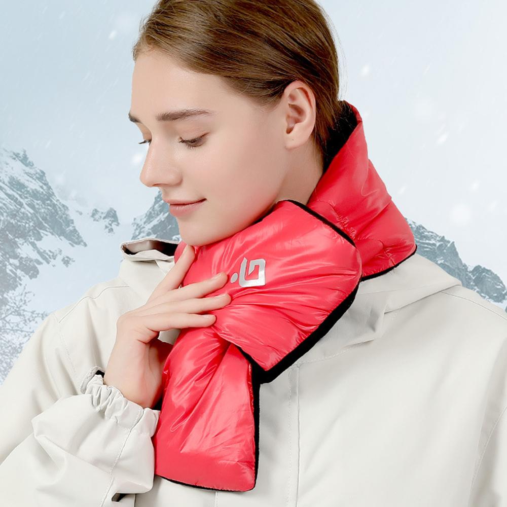 Winter Warm Down Scarf for Men and Women Outdoor Windproof Scarf Neck Warmer for Cycling Hiking Skiing