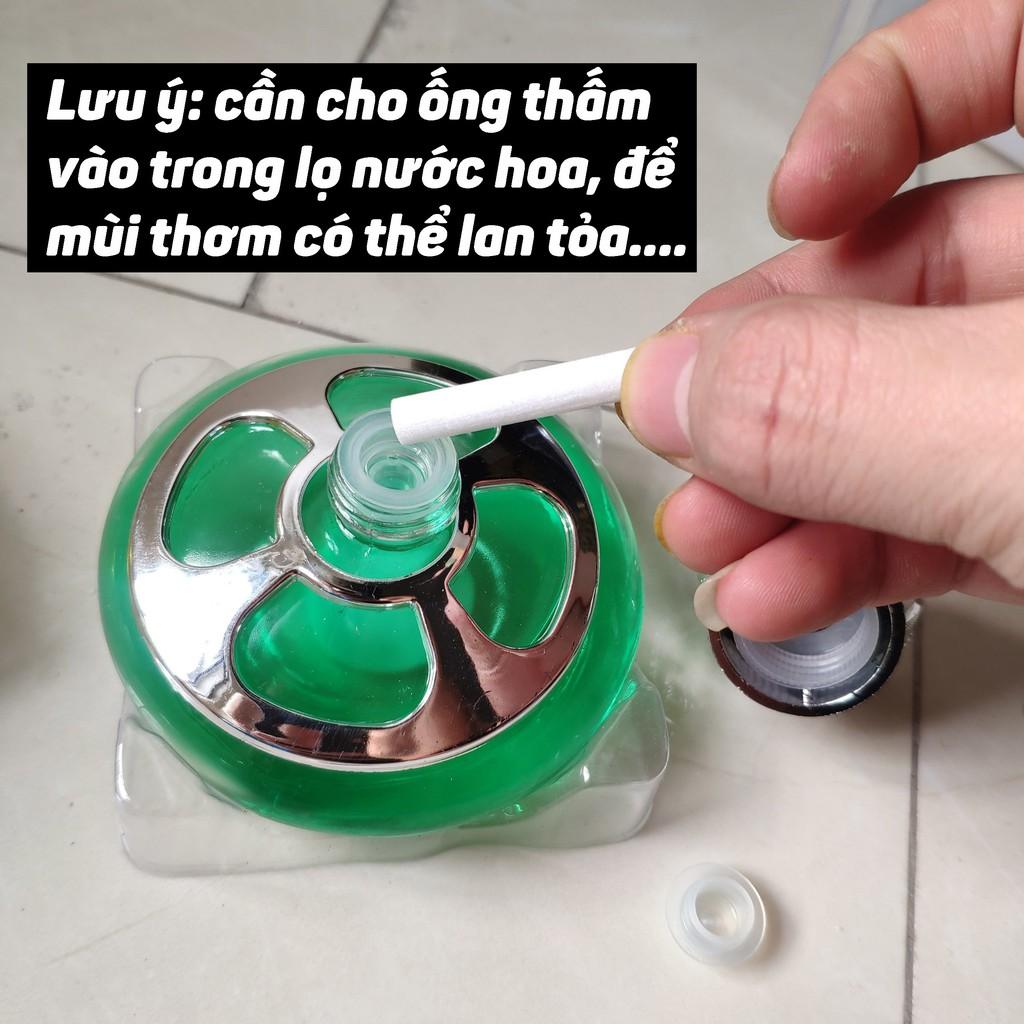 Nước hoa ô tô cao cấp cực sang trọng trang trí phụ kiện cho xe hơi oto sáp thơm nhà tắm