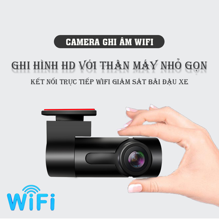 Camera hành trình cho ô tô xe hơi CAR365 Chính Hãng , Kết nối Wifi, chất lượng video Full HD 1080 - CAR20