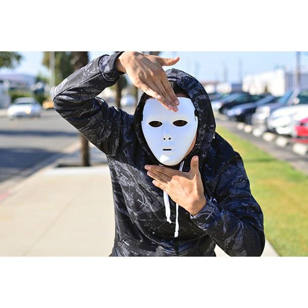 Mặt Nạ Hiphop Jabbawockeez Trắng Hóa Trang Halooween