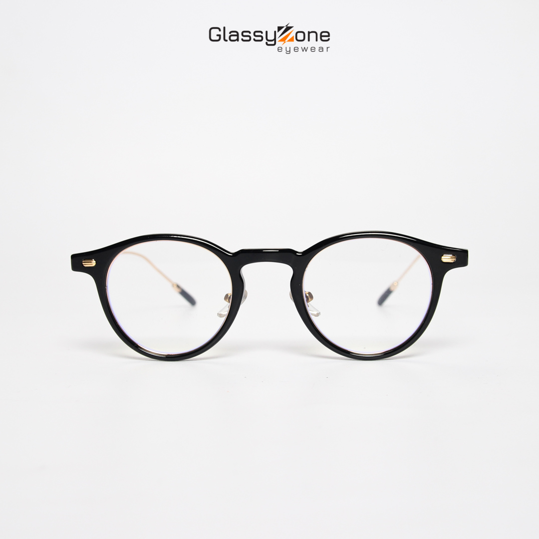 Gọng kính cận, Mắt kính giả cận nhựa Form tròn Unisex Nam Nữ DoDo - GlassyZone