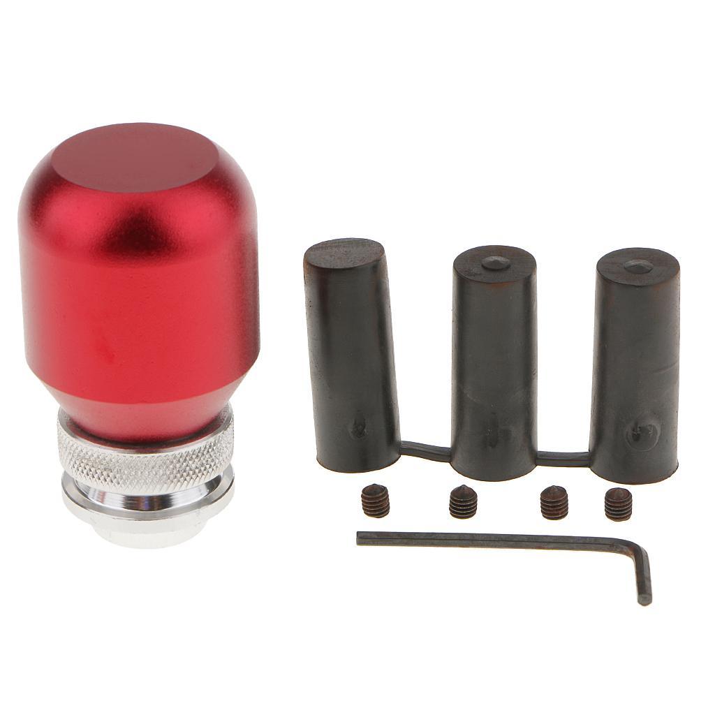 Universal Aluminum Alloy Car Gear Stick Shift Knob - Rose Red