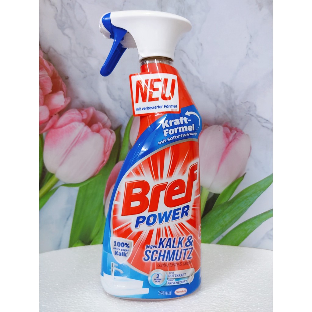 Tẩy rửa đa năng Bref Power Kalk &amp;amp; Schmutz (chuyên dụng cho phòng tắm ) 750ml